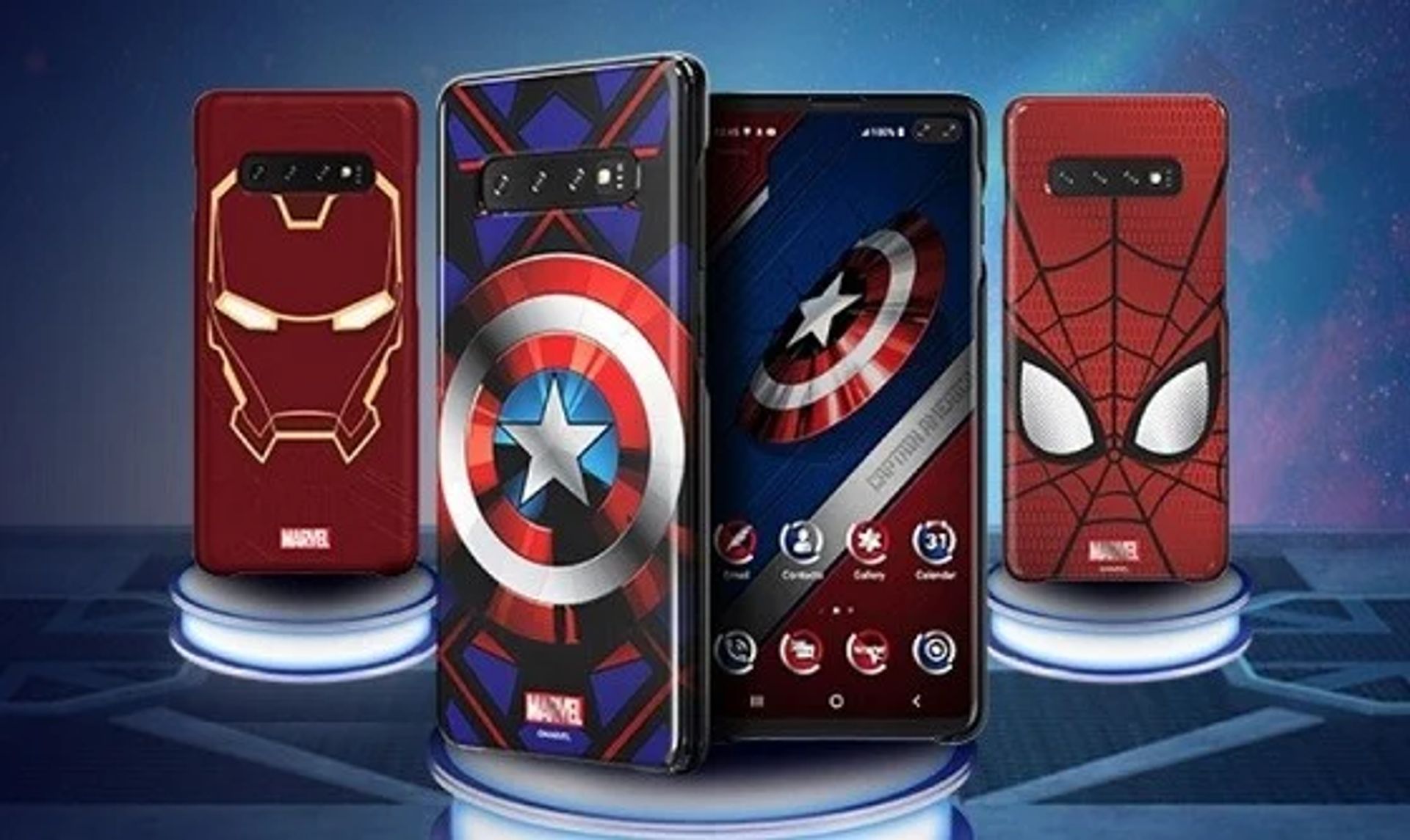 Immagine di copertina per Avengers cover ed altri accessori presentati da Samsung