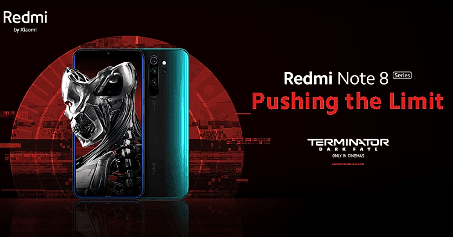 Redmi Note 8 Pro e Terminator Destino Oscuro