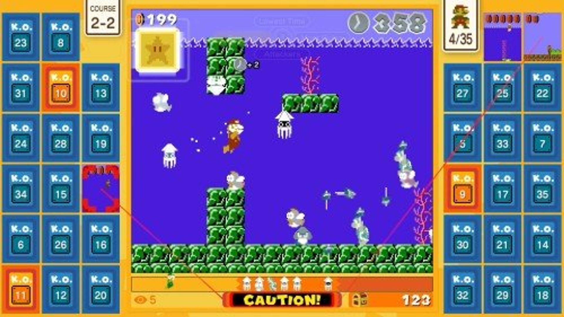 Uno screenshot di Super Mario 35 10015001