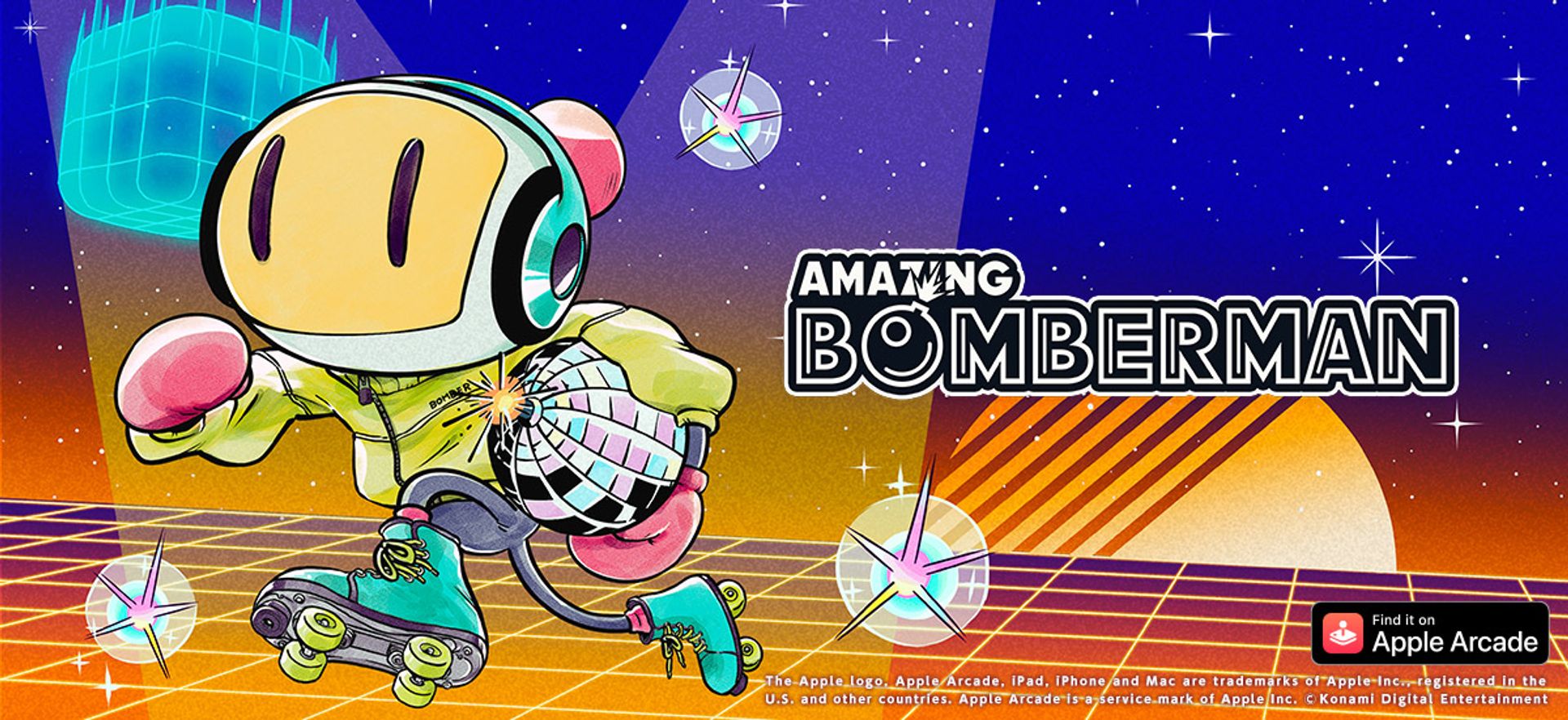 Immagine di copertina per Amazing Bomberman: disponibile presto su Apple Arcade