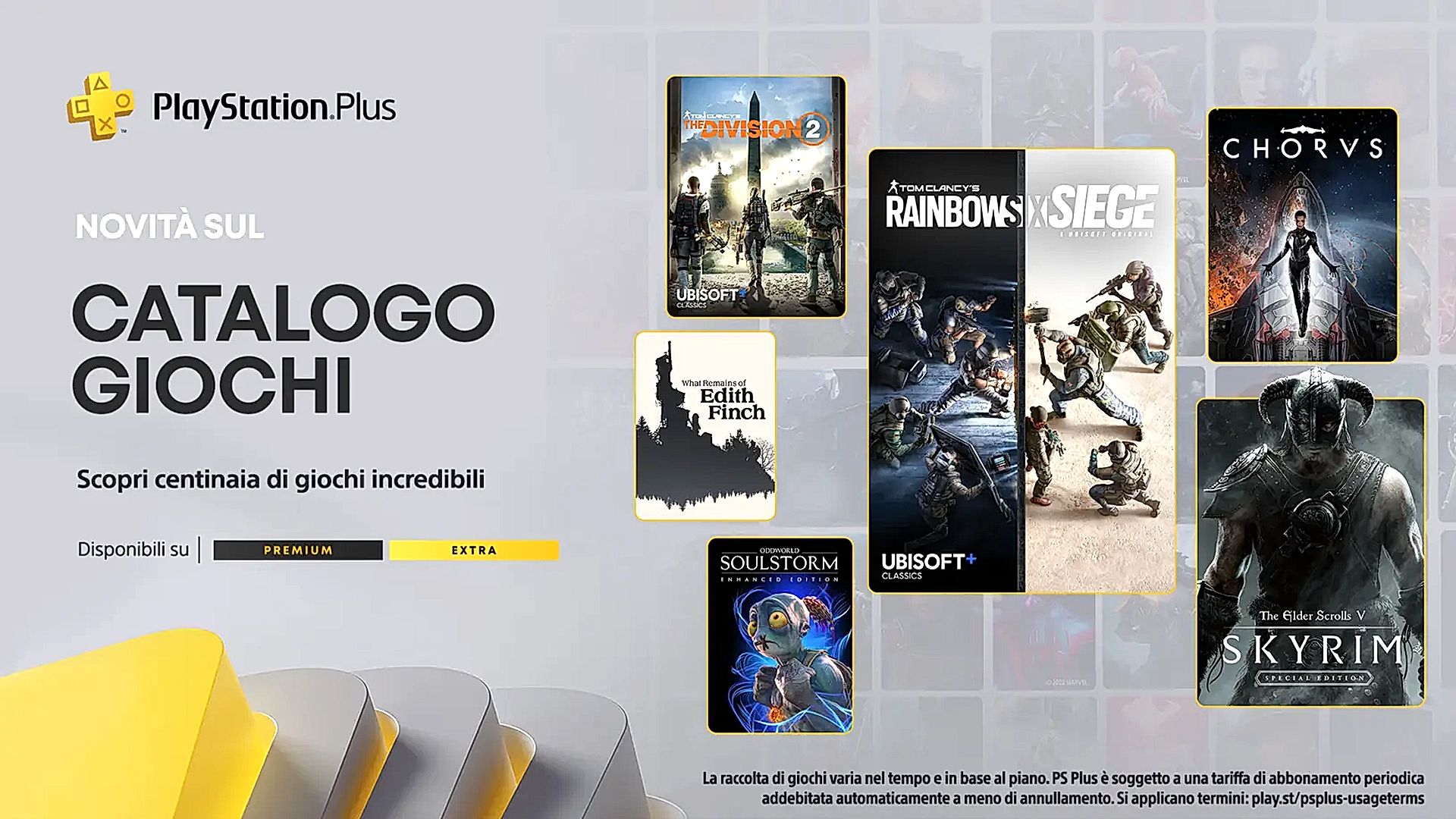 Immagine di copertina per PS Plus Extra e Premium: catalogo giochi di novembre 2022