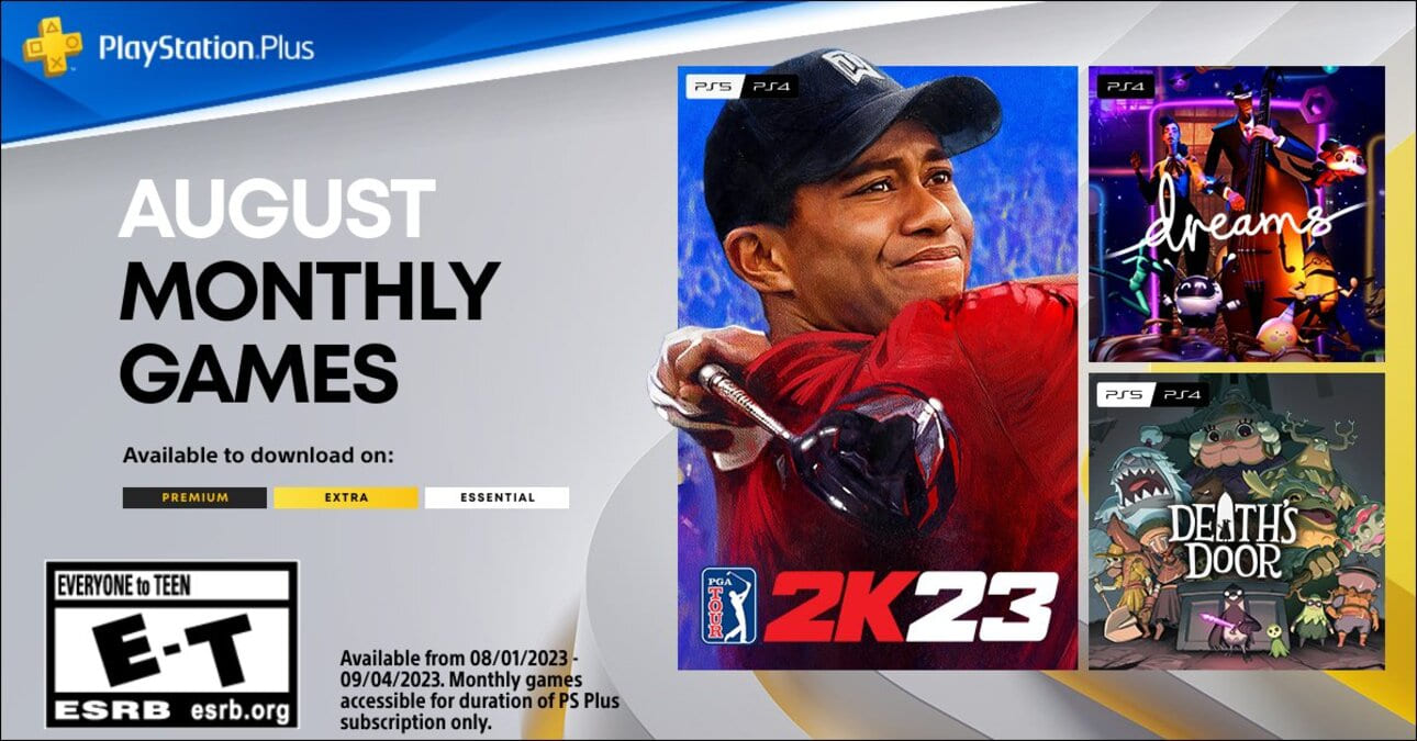 Immagine di copertina per PlayStation Plus: ecco i titoli di agosto 2023