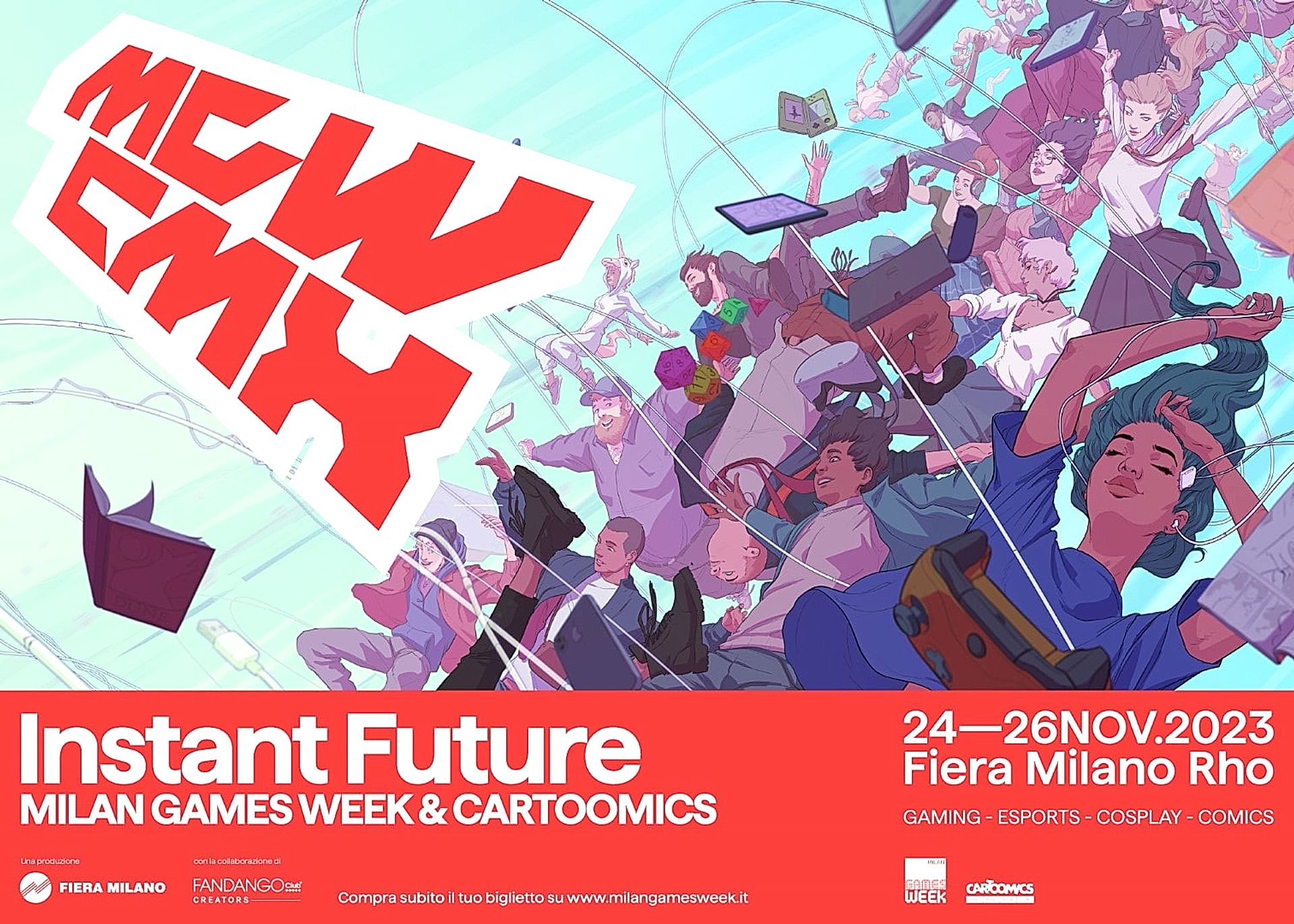 Immagine di copertina per MILAN GAMES WEEK & CARTOOMICS 2023: le novità di questa edizione!