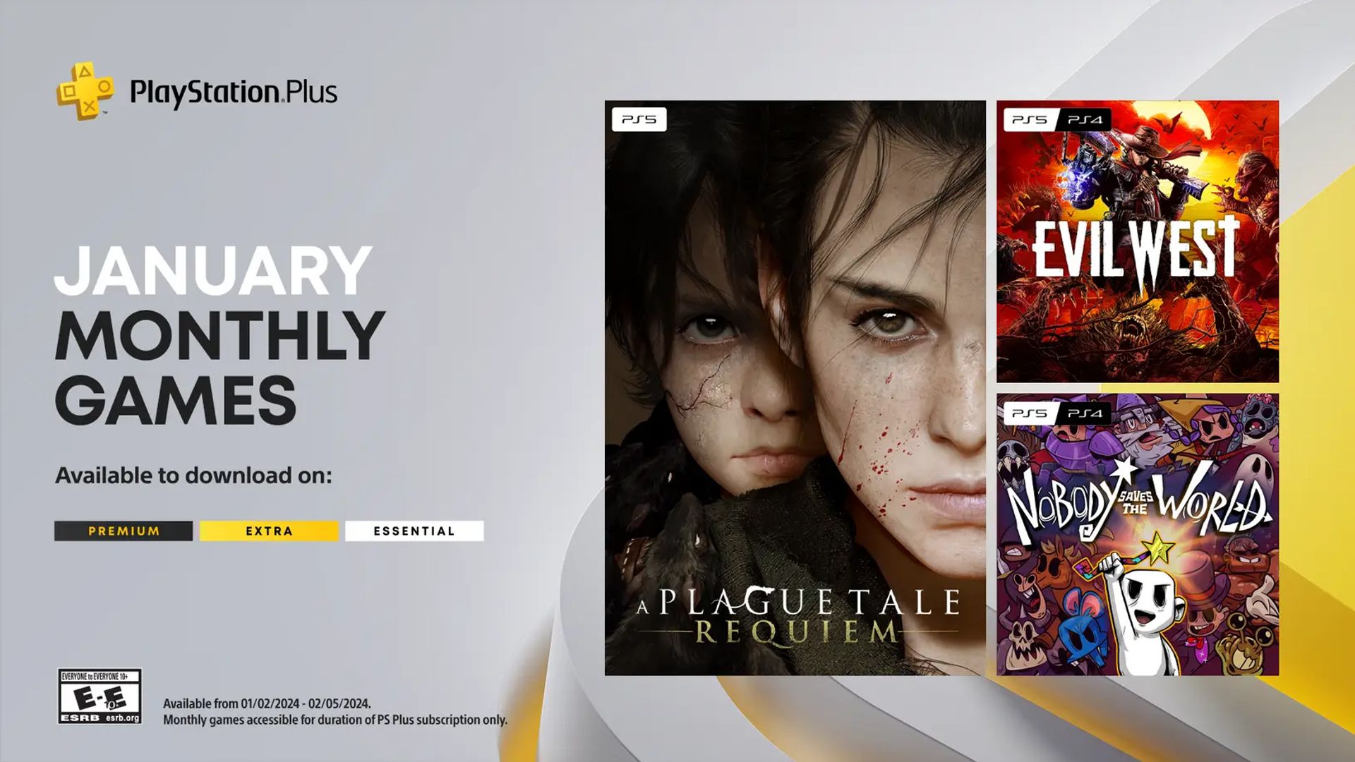 PlayStation Plus gennaio