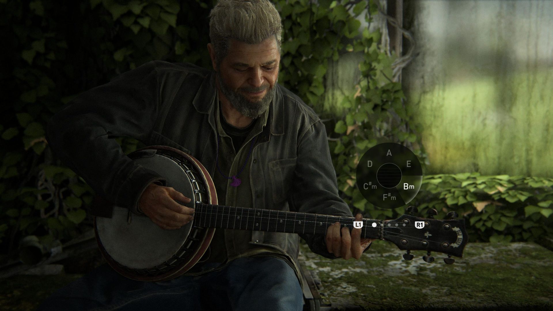 Gustavo Santaolalla nella modalità chitarra libera in The Last of Us Part 2 remastered 10068061