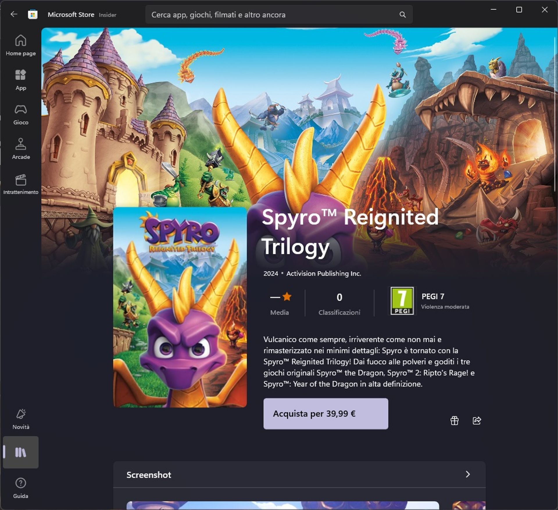 Spyro Microsoft Store 10070905