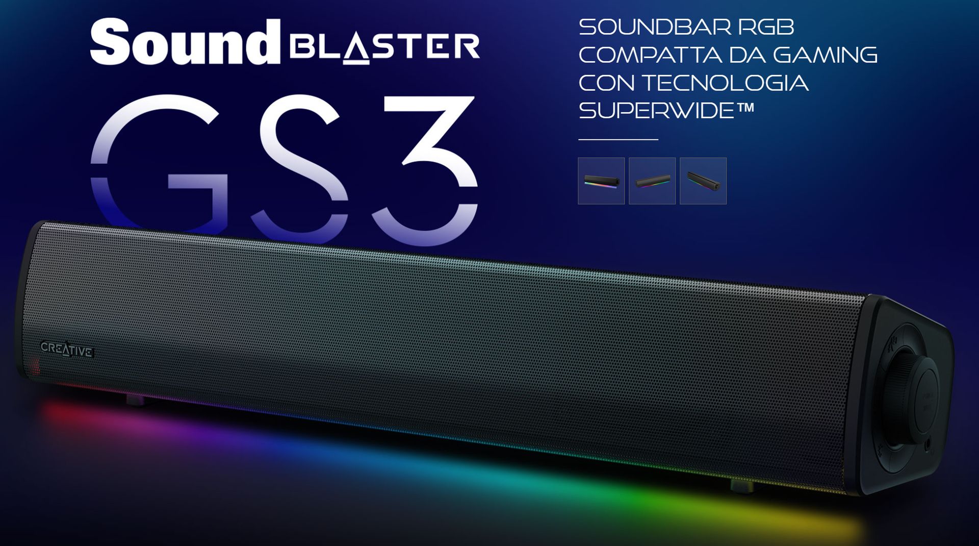 Immagine di copertina per Sound Blaster GS3, Recensione: Suoni da un altro pianeta