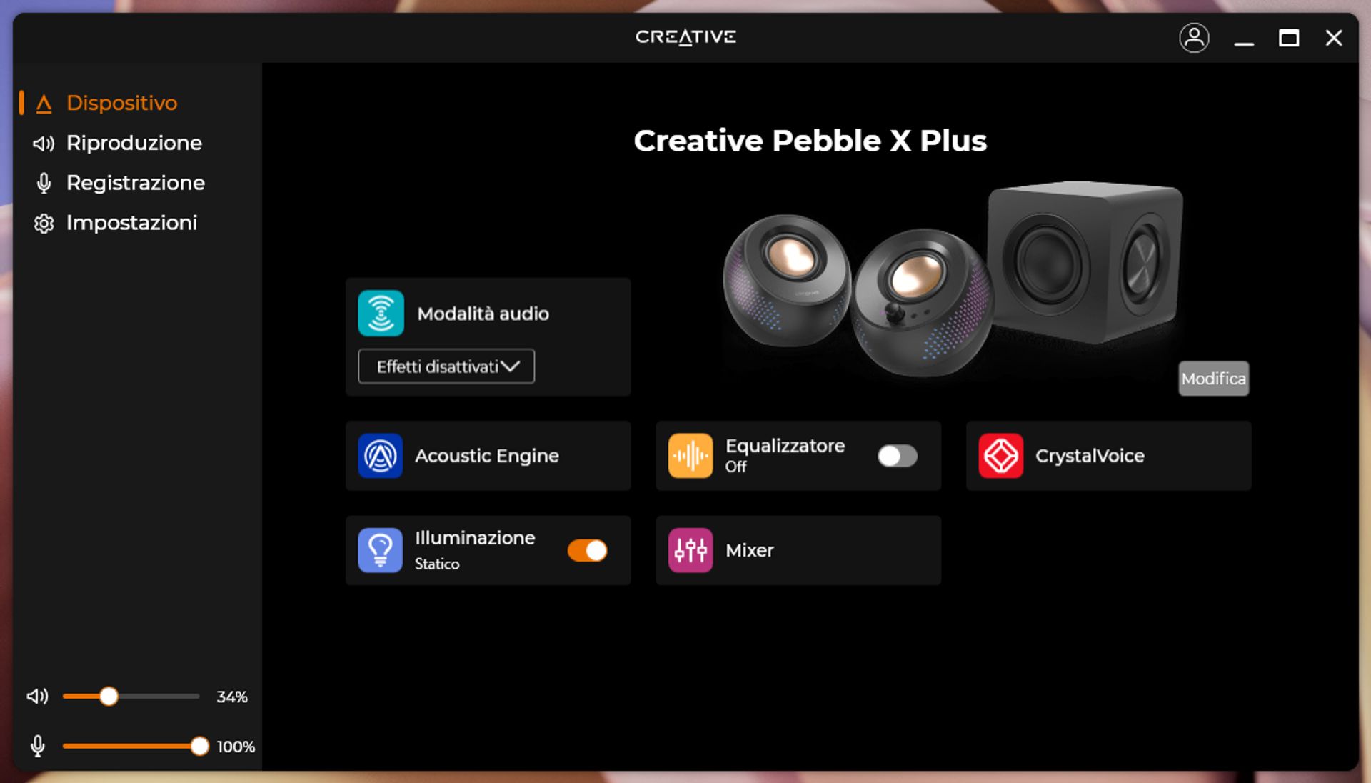 Pebble X Plus applicazione windows 10073801