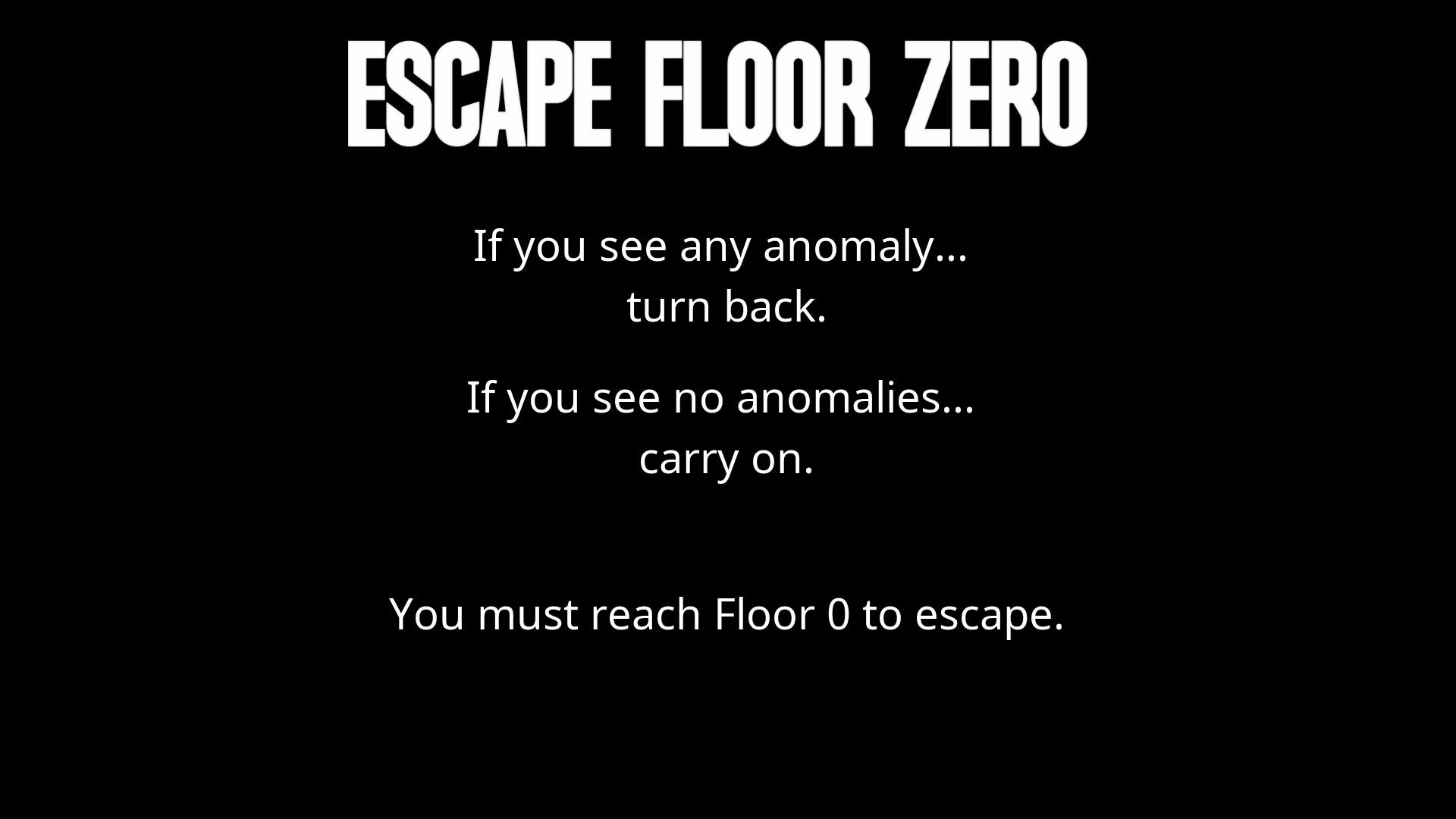 Escape Floor Zero trama 10081354