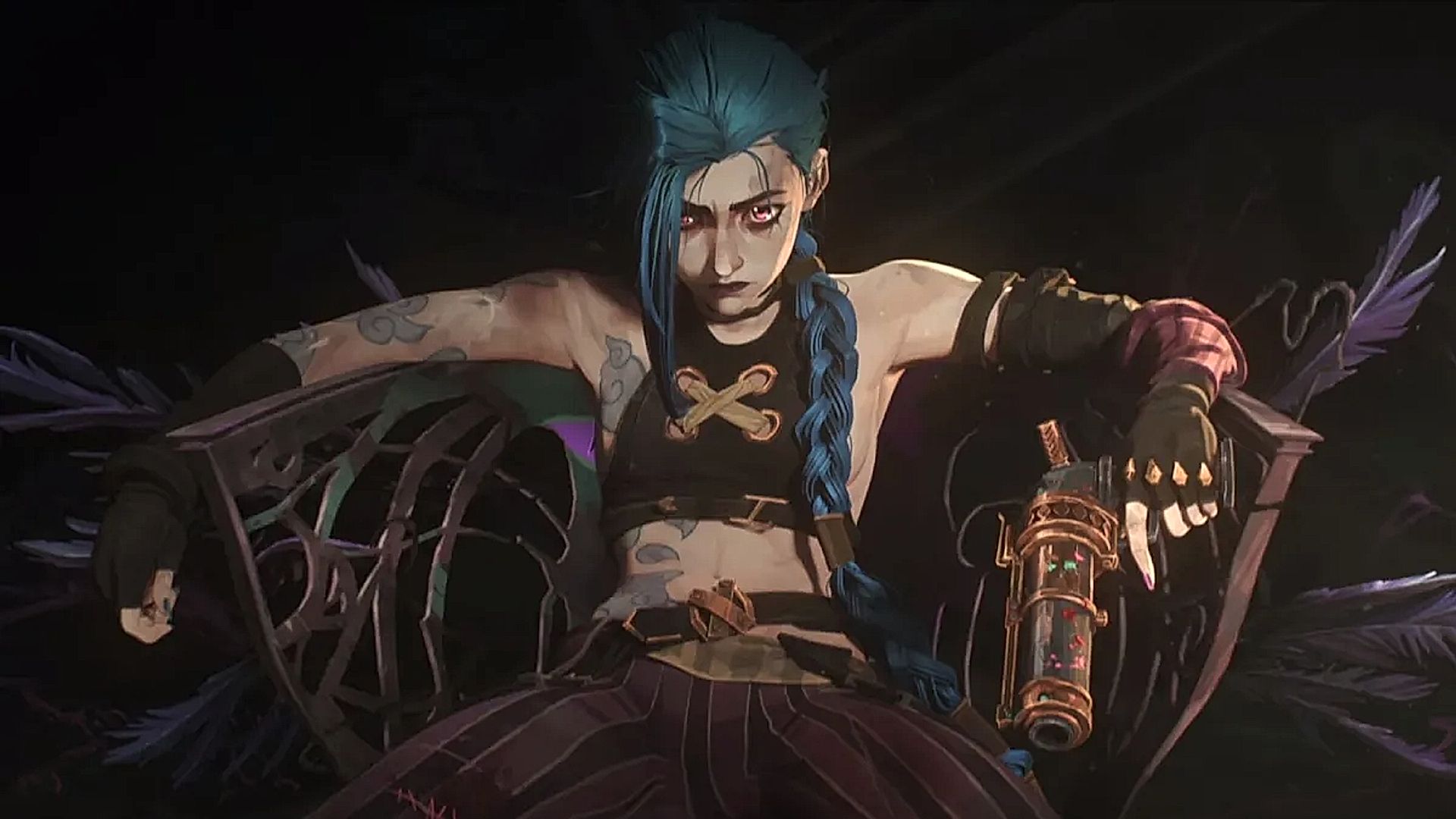 Jinx nella serie tv, Arcane.