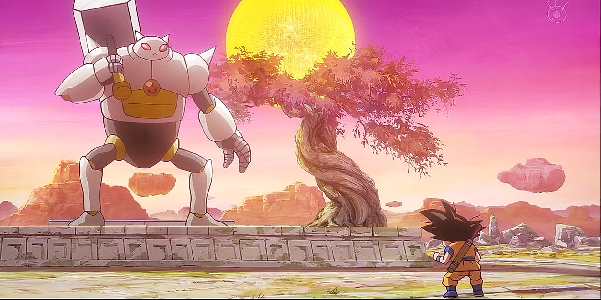 Una scena dal settimo episodio di Dragon Ball DAIMA.