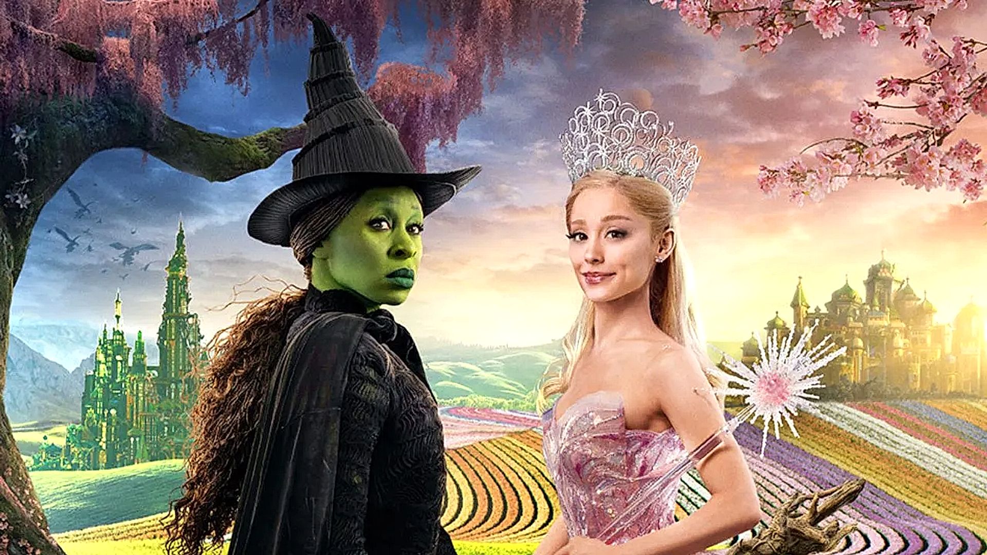 Le due protagoniste del film, Wicked.