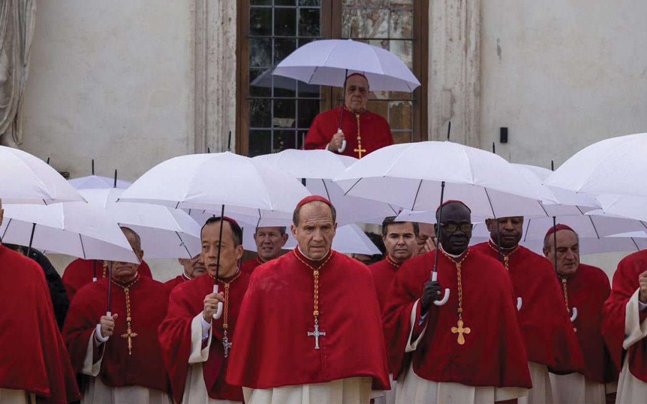 Una scena dal film, Conclave. 10091344