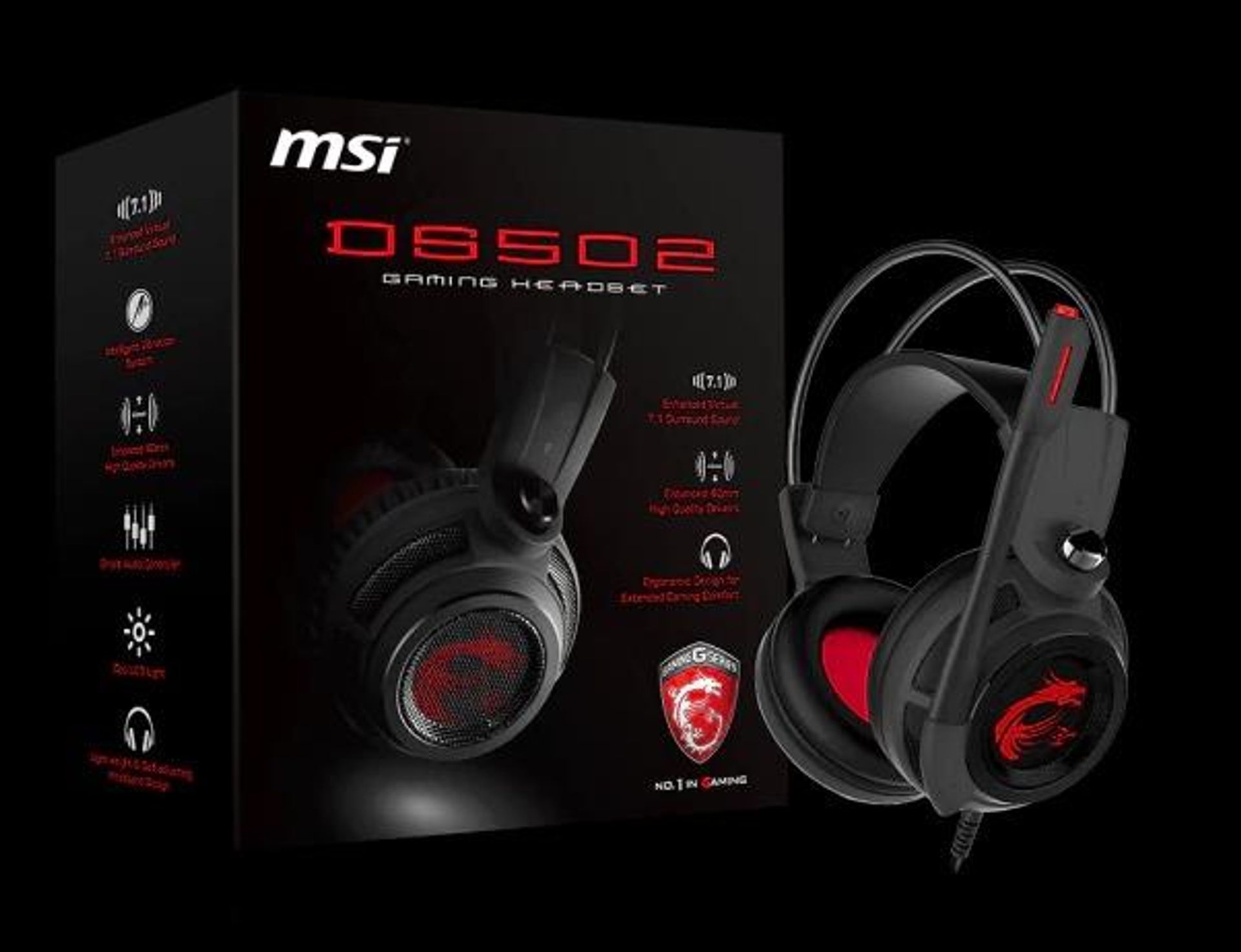 Immagine di copertina per MSI Headset DS 502, Recensione