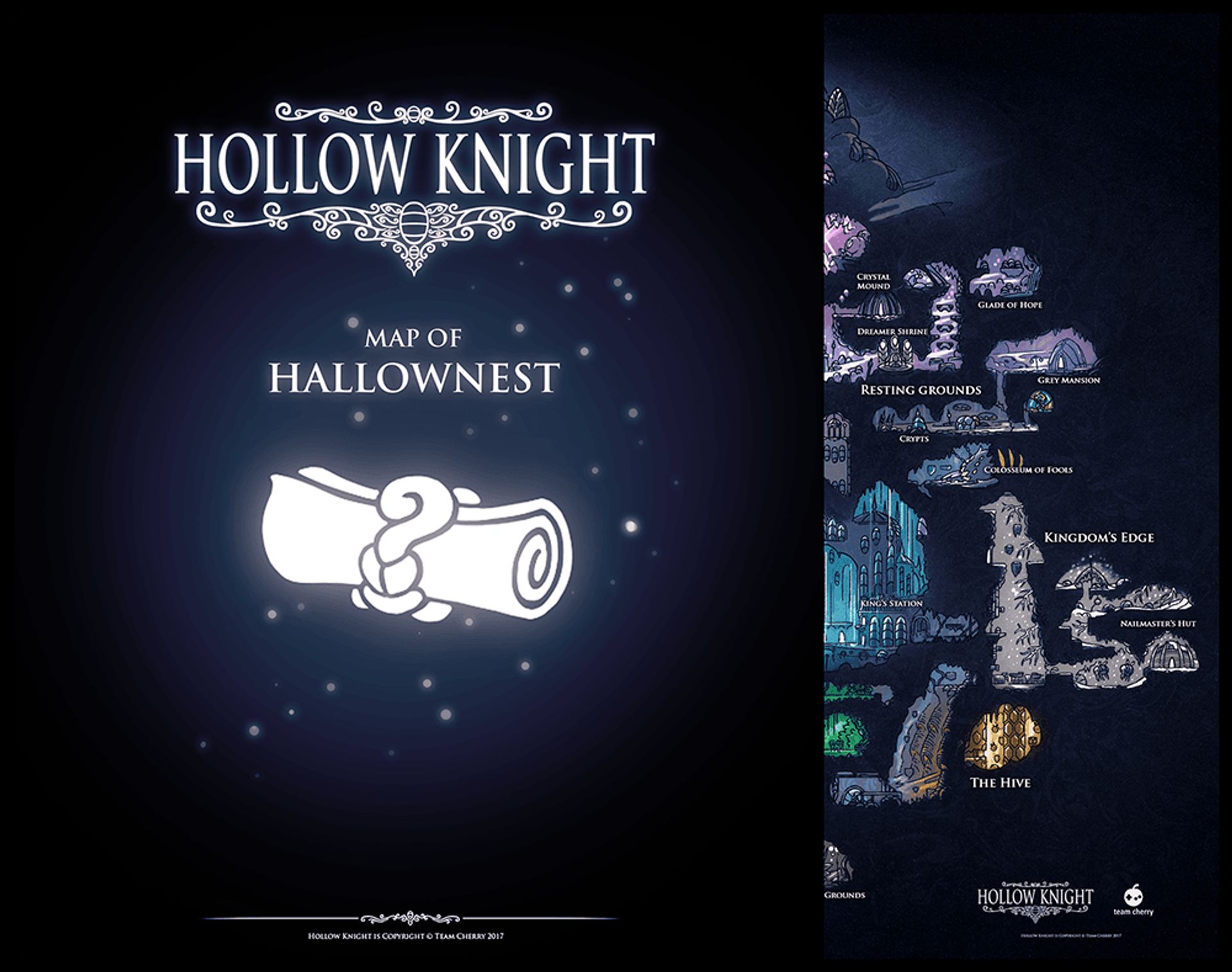 Mappa di hollow knight parzialmente oscurata 10004098