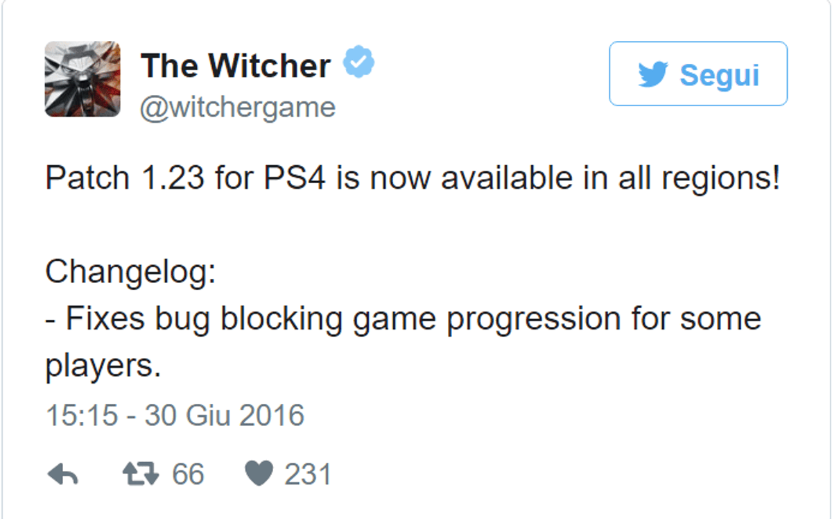 Patch The Witcher 3 Wild Hunt