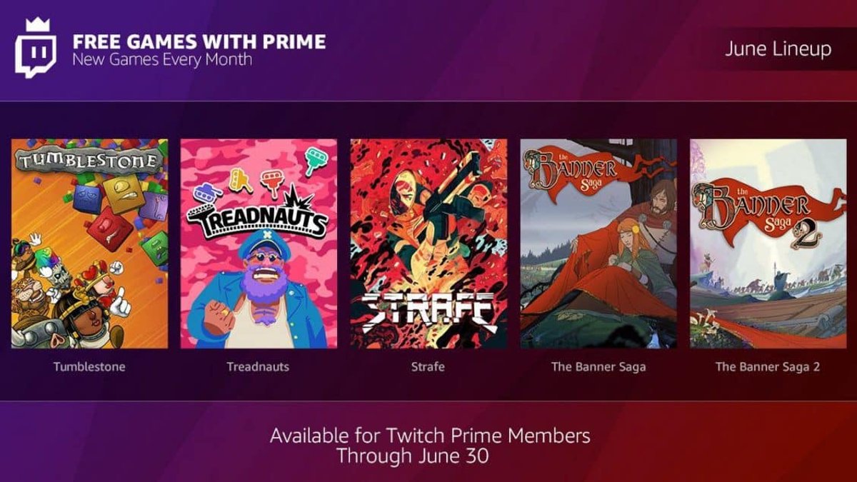 Twitch Prime: Nuovi giochi gratis per il mese di Giugno. the banner saga strafe tra giochi gratis giugno per gli abbonati twitch prime v3 332111 1280x720