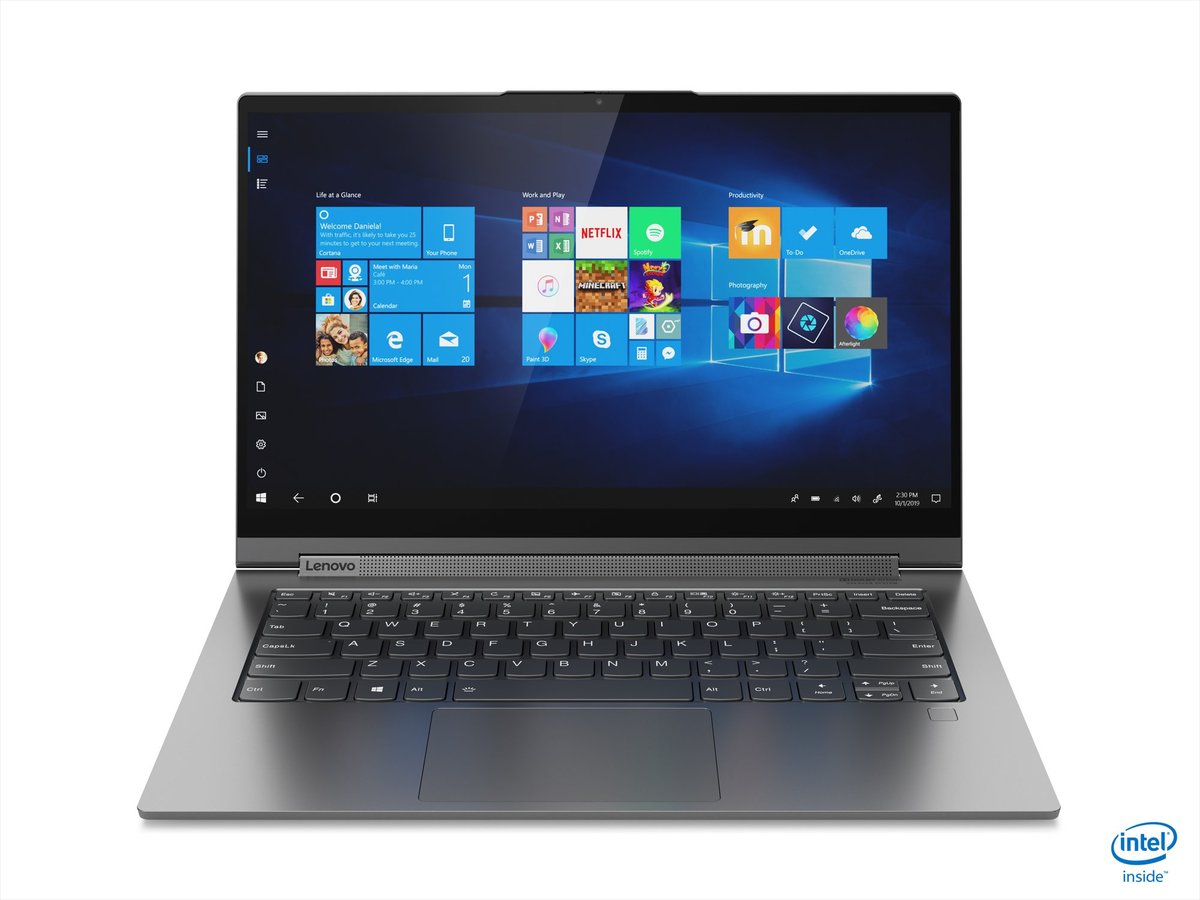 12 Yoga C940 14Inch Iron Grey Hero Front Facing JD