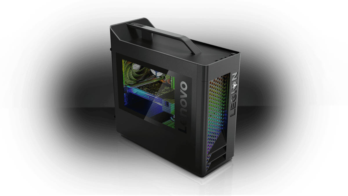 Integrated handle on Lenovo Legion T730
