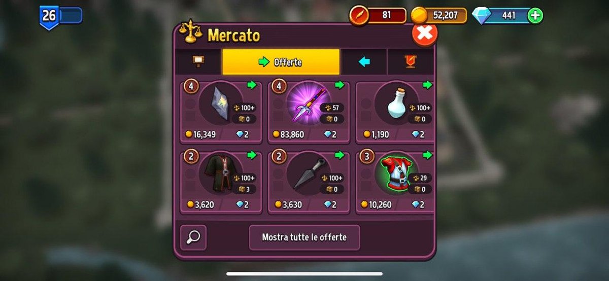 Shop Titans: mercato globale