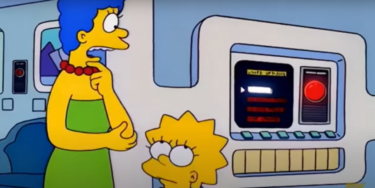 la paura fa novanta simpsons casa domotica