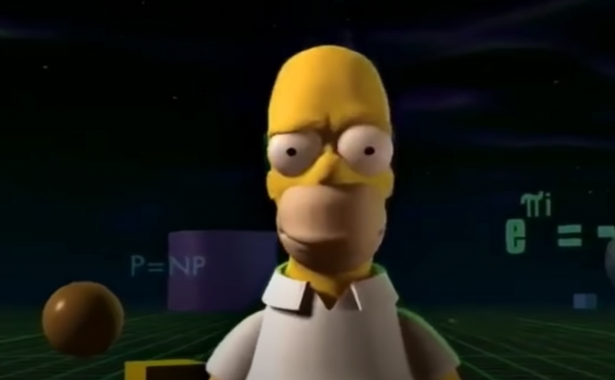 la paura fa novanta simpsons homer 3d