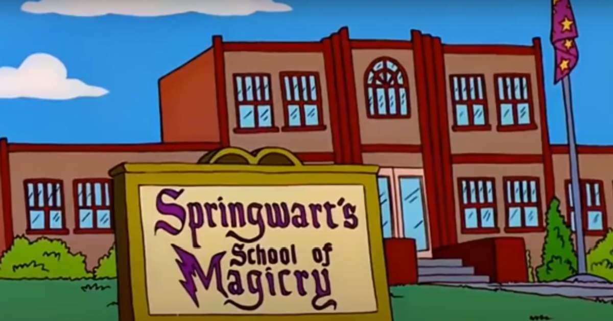 la paura fa novanta simpsons scuola di magia