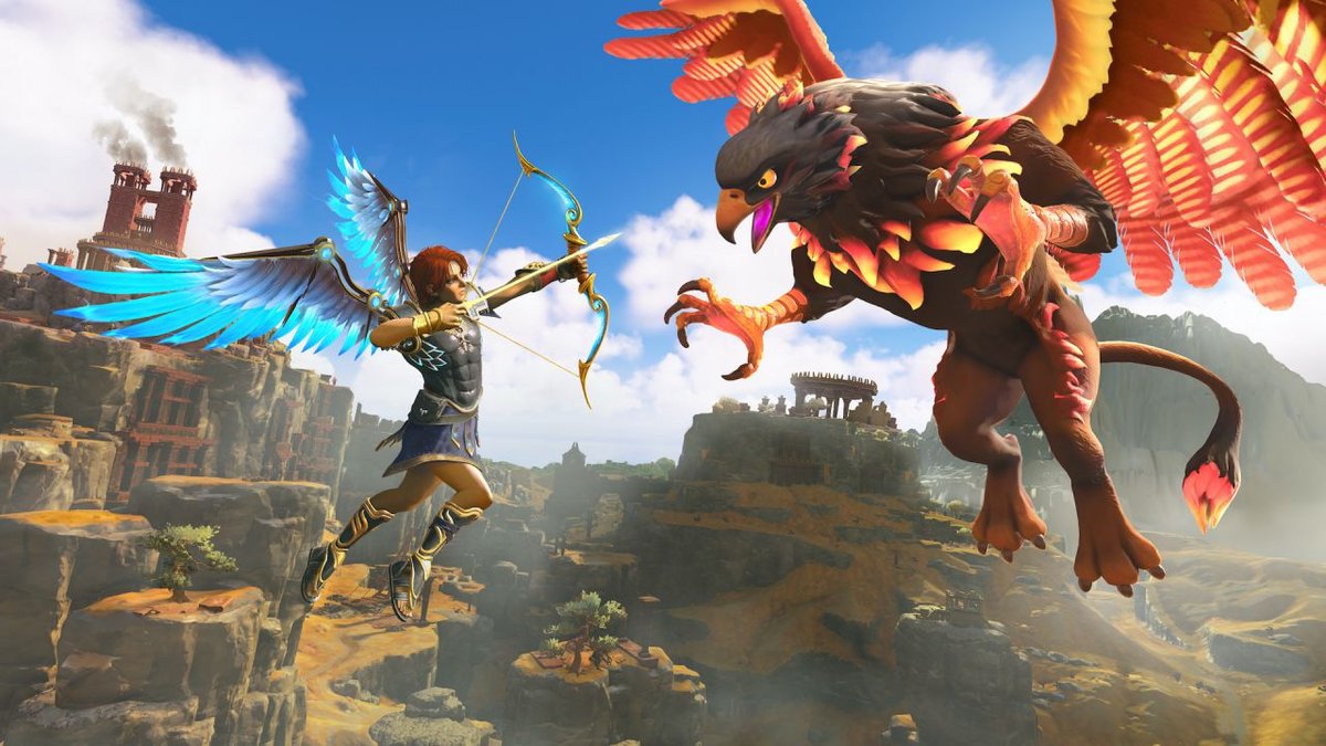 Immortals Fenyx Rising: scontro con creatura alata