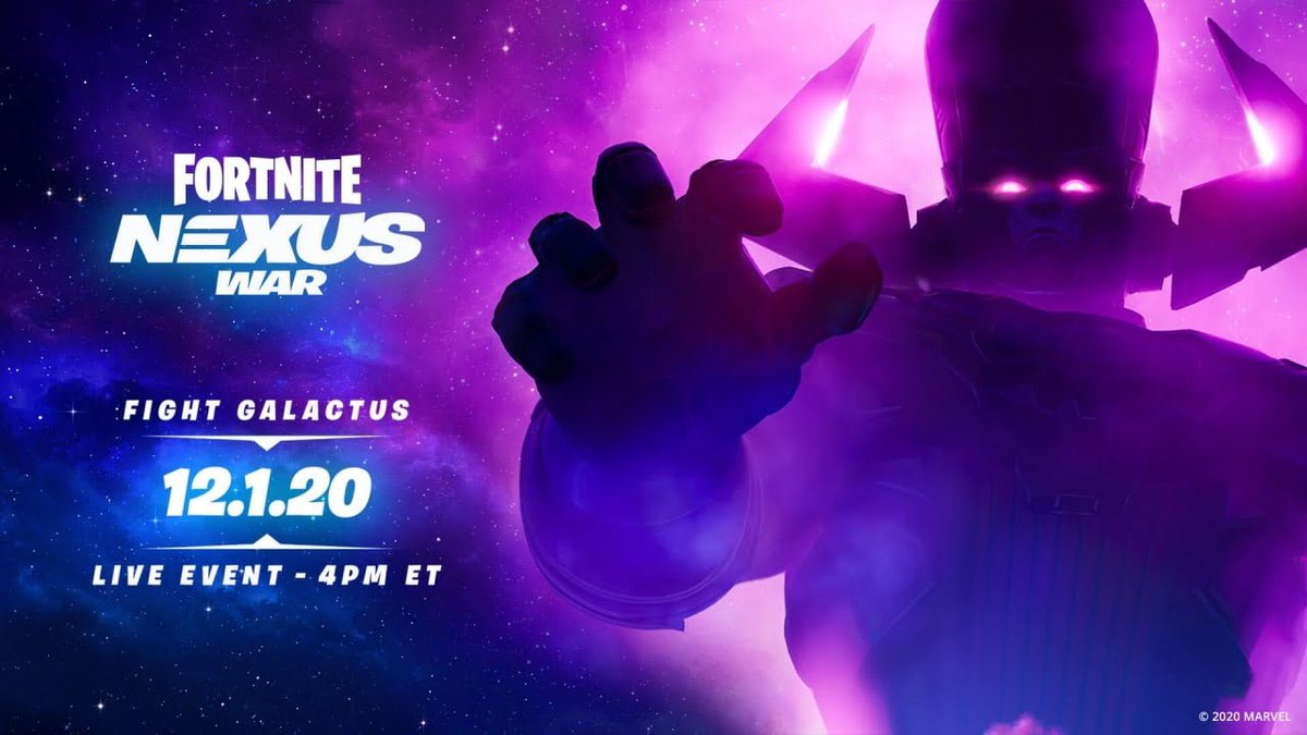 Evento Fortnite dedicato a Galactus 