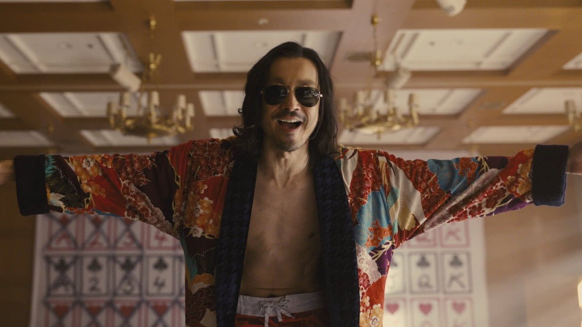 Il Boss de "La Spiaggia" in Alice in Bordeland di Netflix. (alice in Borderland)
