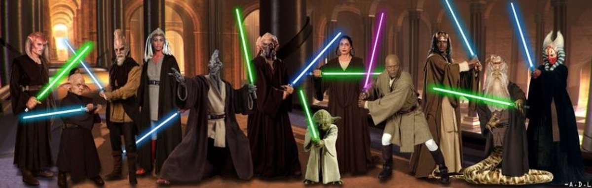 Il consiglio dei Jedi nella trilogia di Star Wars