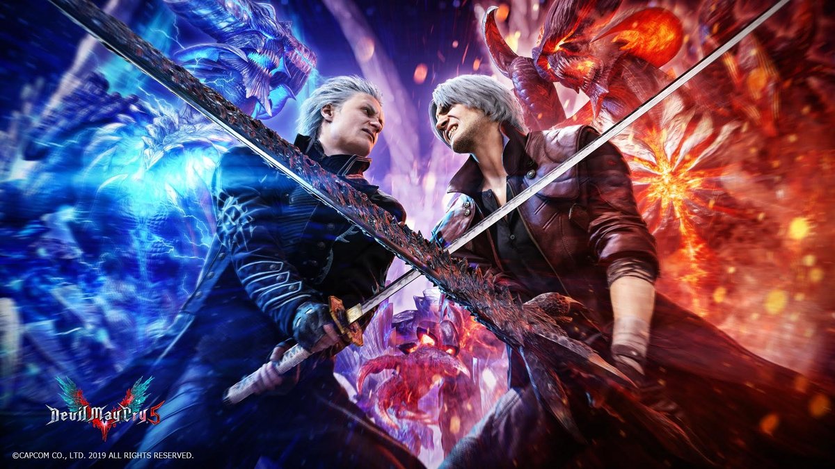 wallpapersden.com dante vs vergil devil may cry 1920x1080