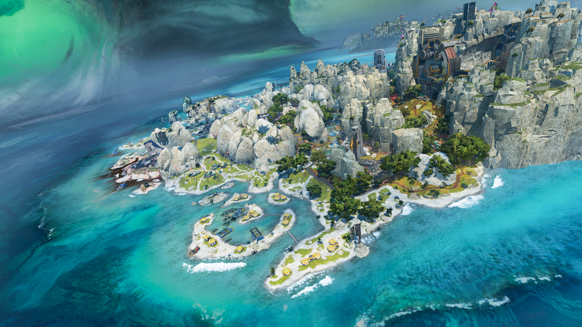 Stormpoint, la nuova mappa vista dall'alto