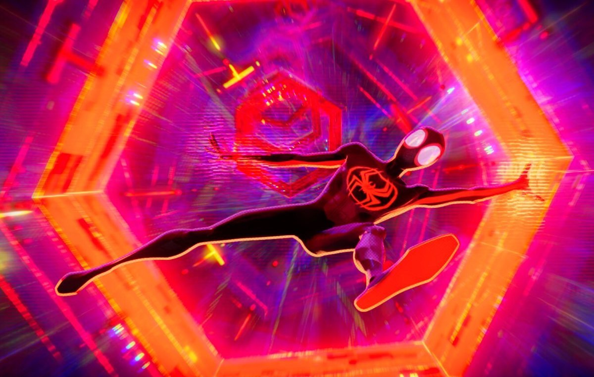 Miles Morales in una scena del trailer Spider-Man Across the Spider-Verse (part one)