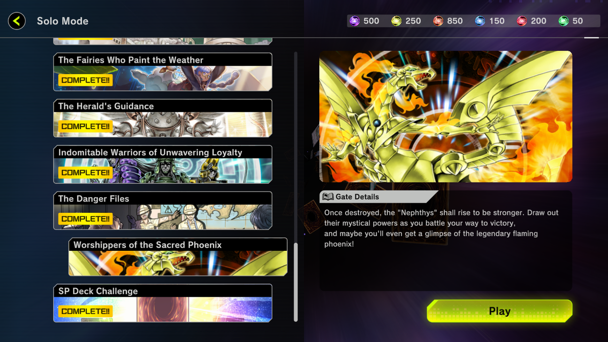 Master Duel Worshippers of the Sacred Phoenix