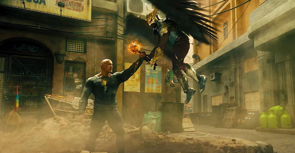 Hawkman vs Black Adam