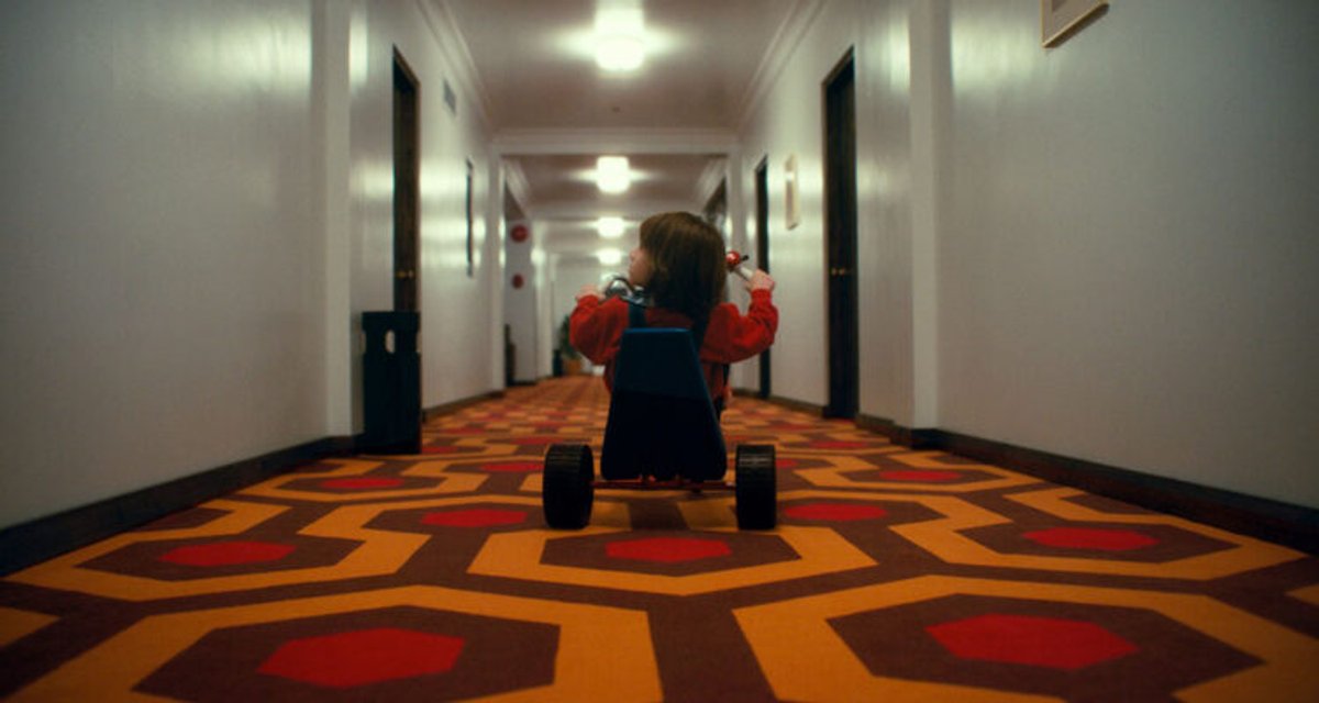 Una scena dal film, Shining.