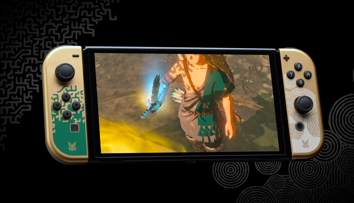 nintendo switch oled zelda