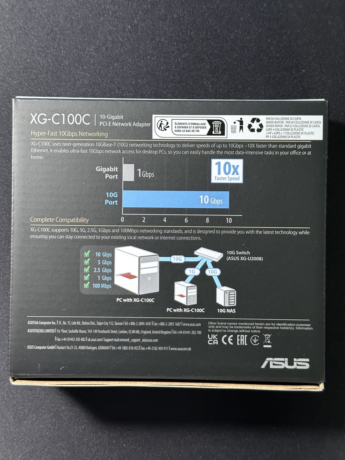 ASUS XG-C100C