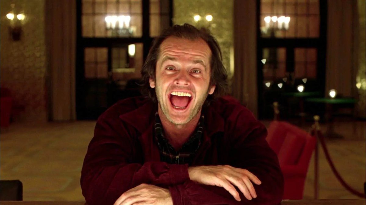 Una scena dal film, Shining.