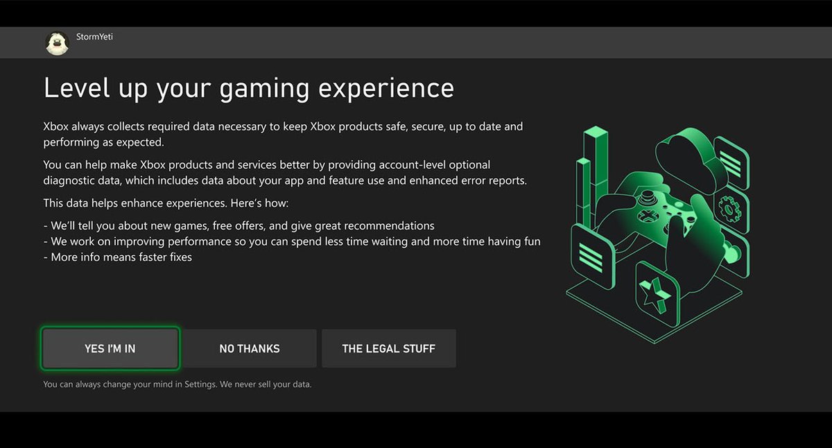 Data diagnostic xbox
