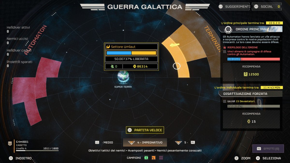 Helldivers 2 mappa