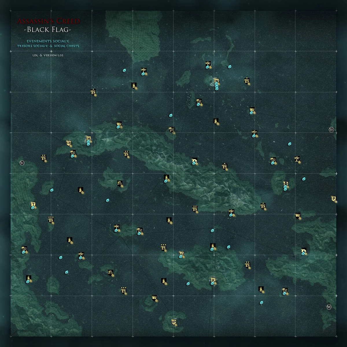 Assassin's Creed IV: Black Flag mappa