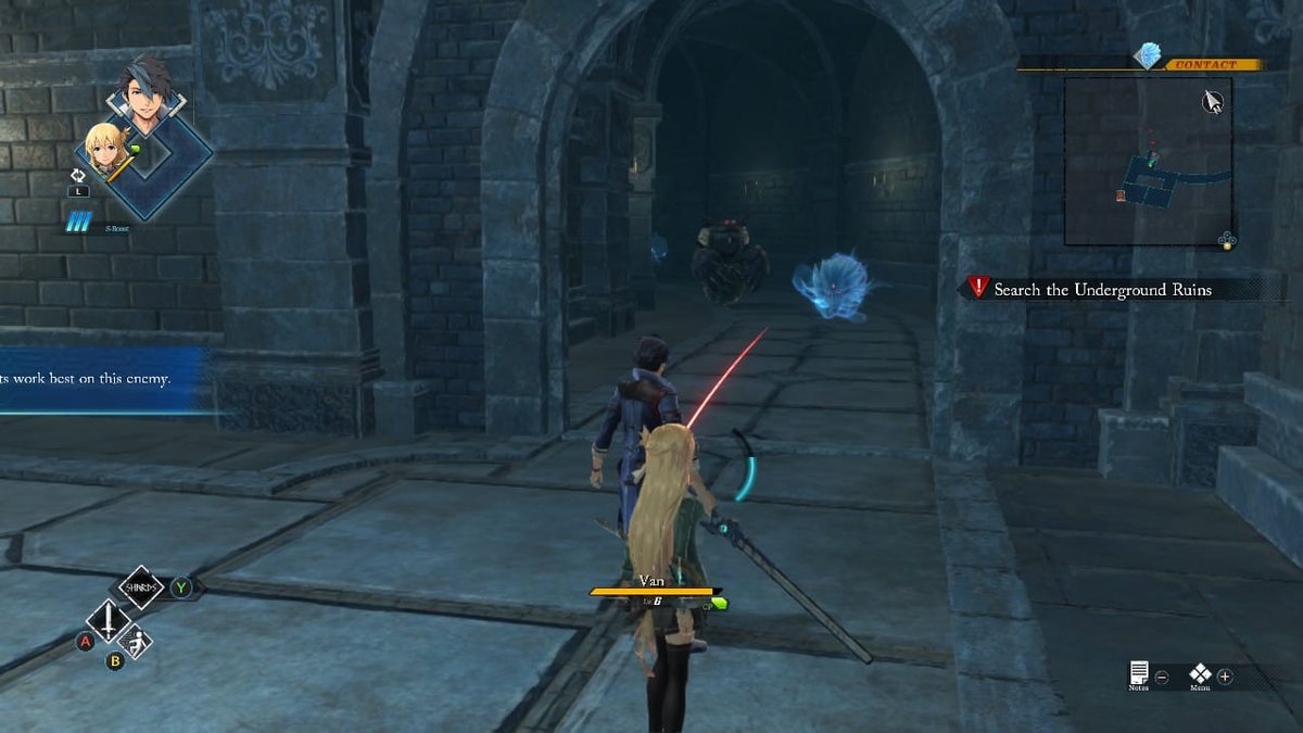 The Legend of Heroes: Trails Through Daybreak dungeon