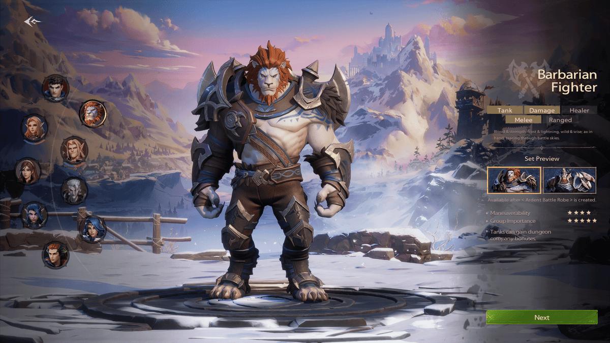 TarisLand Barbarian Fighter