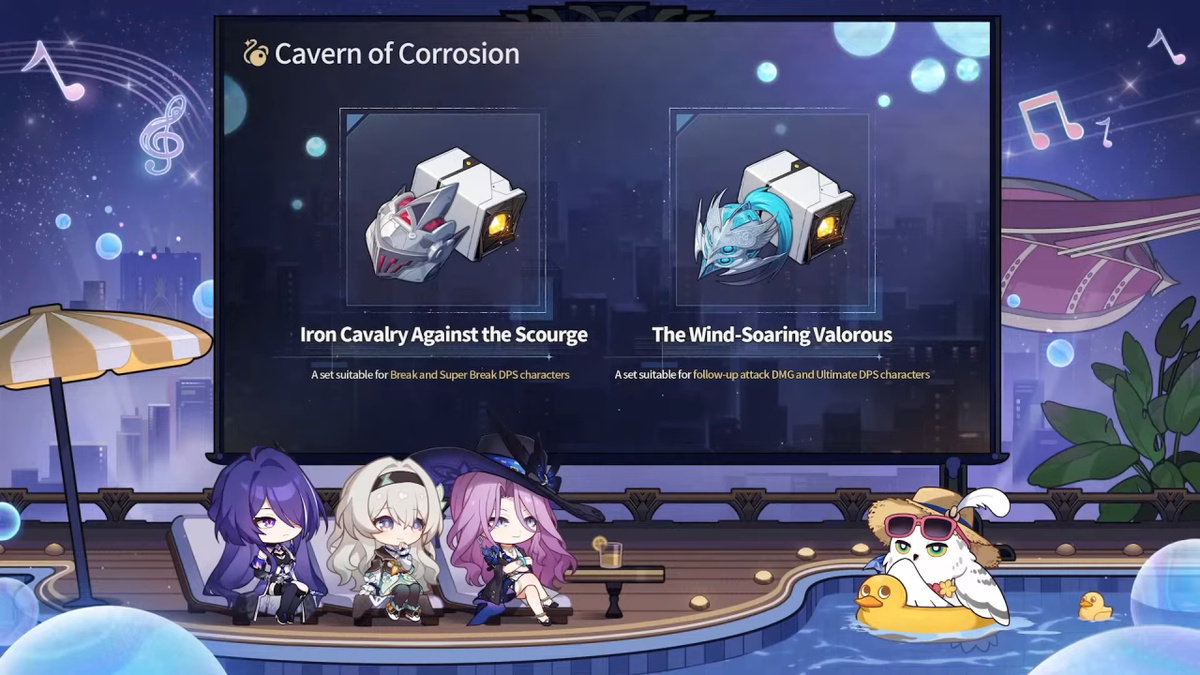 I due nuovi set di relic aggiunti nella versione 2.3 di Honkai: Star Rail