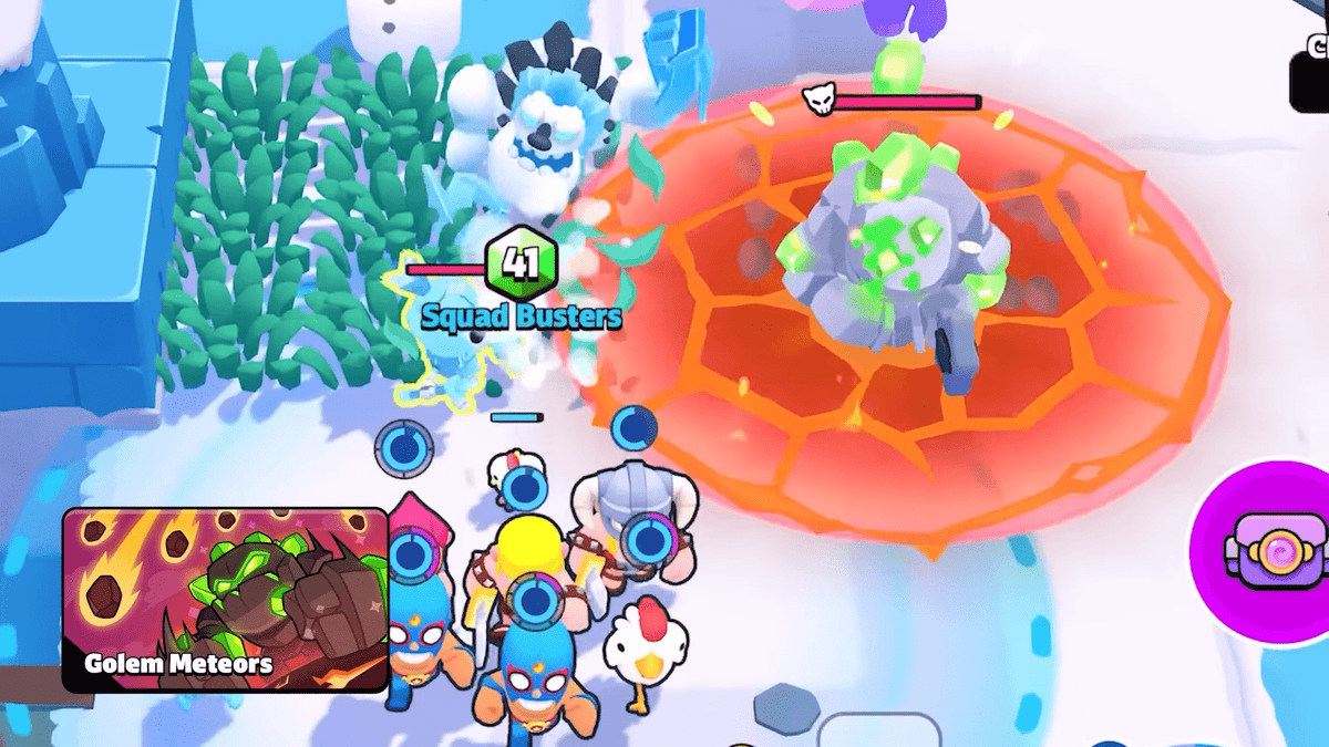 Squad Busters Meteore Golem