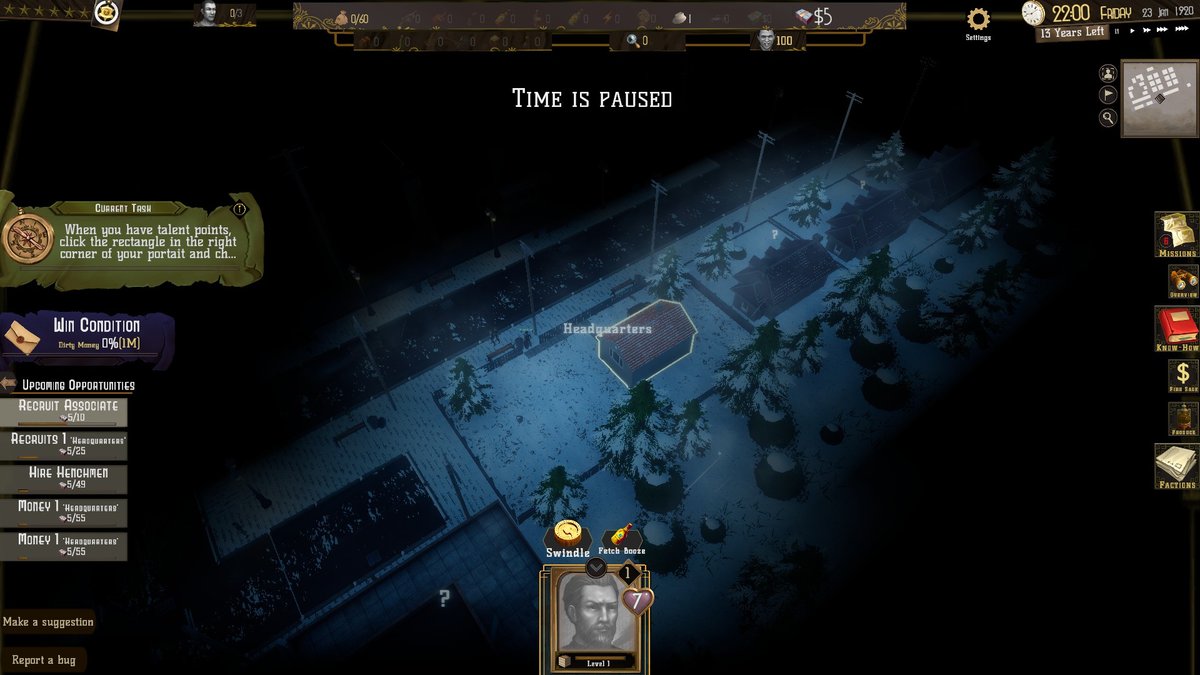 DOUGH: A Crime Strategy RPG headquarter