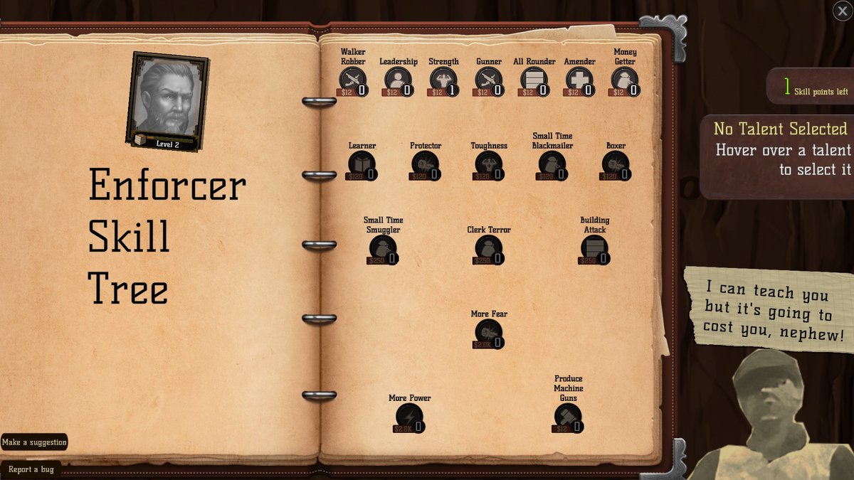 DOUGH: A Crime Strategy RPG punti esperienza