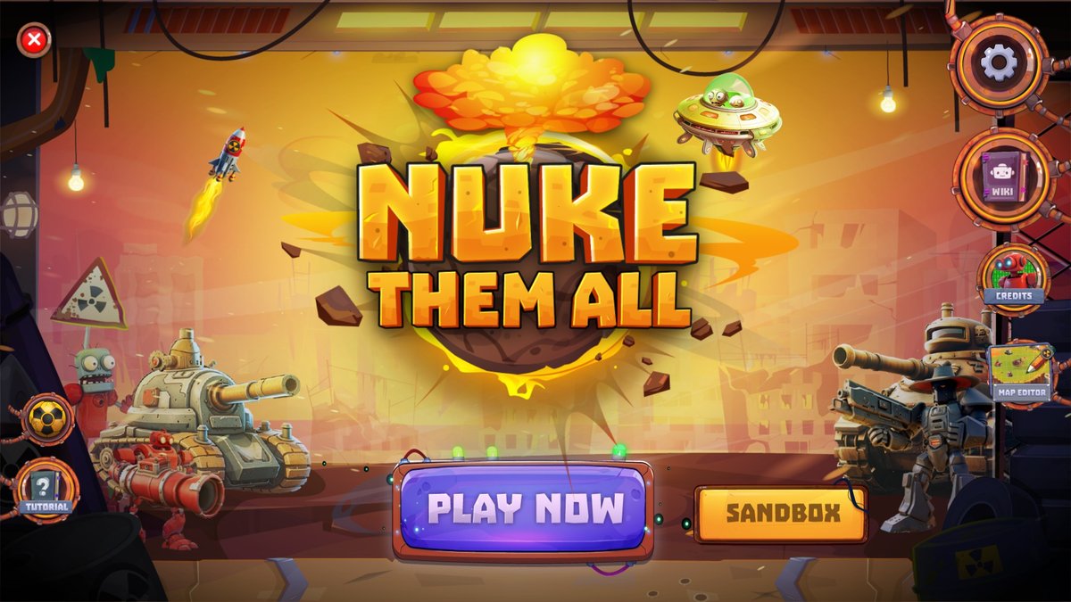 Nuke Them All menù principale